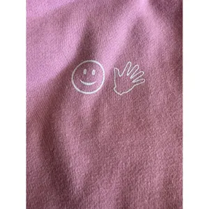 Glossier Classic Oversized Pink Fleece Hoodie - Size XS (Fits S/M) thumbnail 6