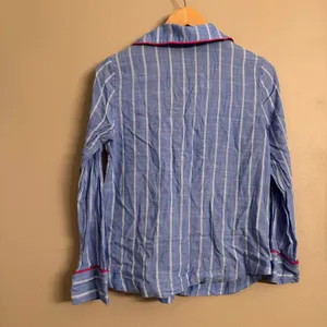 Anthropologie | Floreat Sweetly Striped Sleep Shirt‎ thumbnail 3