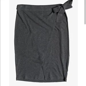 5/$30 🎈 Roxy see you goodbye women’s small‎ charcoal midi wrap skirt thumbnail 2