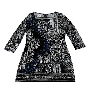 White House Black Market Black Multicolor Mini Bodycon Dress Women Small | 65-56 thumbnail 3