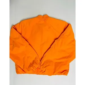 Anthropologie ICHI IHELISO JA Bomber Jacket size 38/ Medium Orange Full zip thumbnail 8