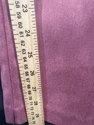 Women 12 Alfred Dunner Dusty Mauve Pull On Pants Elastic Waist Straight Leg Clas thumbnail 4