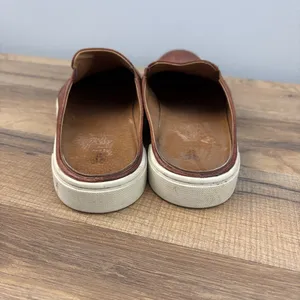 Frye Ivy Leather Slip On Mule Clog Cognac Brown Women’s thumbnail 7