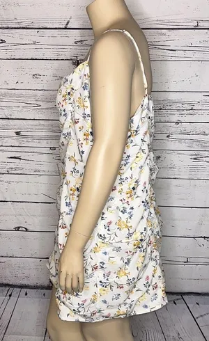 Abercrombie & Fitch NWT Size XXL Floral Print Fully Lined Ruched Mini Dress thumbnail 4