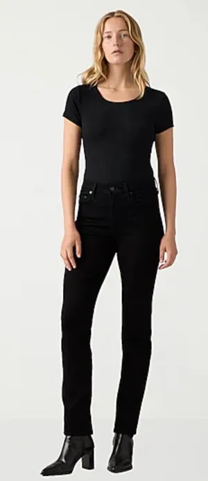 Levi's® Womens 724™ High Rise Straight Jeans thumbnail 1