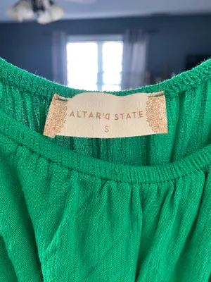 Altard State Green Romper Dress thumbnail 4