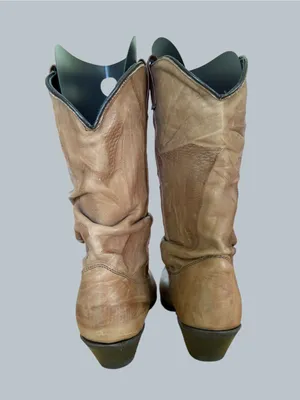 Dingo Vintage Women's Brown Leather Slouch Boot Size 6.5 #267025 thumbnail 5