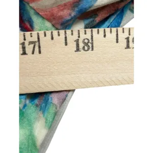 By‎ Anthropologie Boho Tie Back Floral Ruffle Long Sleeve Crop Top Women's Small thumbnail 8