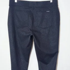 DKNY Black Pull-on Stretch Pants Size XL Gray and Black Diamond Ankle Pants thumbnail 5