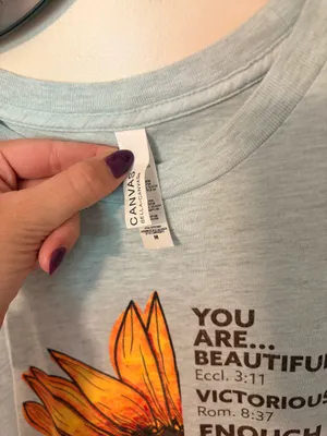 Bella + Canvas Christian T-Shirt ~ you are… thumbnail 3