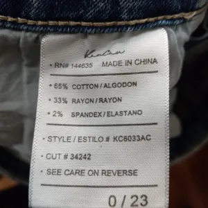 KanCan 0 / 23 High Rise Acid Wash Denim Cut Off Booty Jeans Raw Hem Short Shorts thumbnail 5