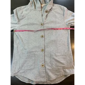 Susan Graver Hoodie Sweatshirt Jacket Womens Small Cozy Pockets‎ Basic Cabincore thumbnail 8