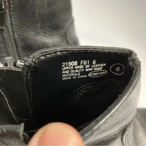 Thom McAn leather Y2K boots size 8‎ Black thumbnail 3