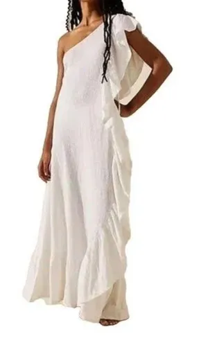 Free people beach white maxi dress thumbnail 1