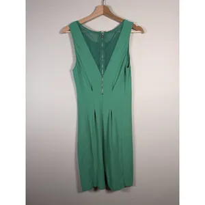Aiko Green Sleeveless Sheath Dress Women’s Size Small Mesh Work‎ Career Cocktail thumbnail 7