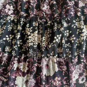 Urban Outfitters Kimchi Blue Babydoll Navy Floral Tiered Mini Lined SZ L #2423 thumbnail 11