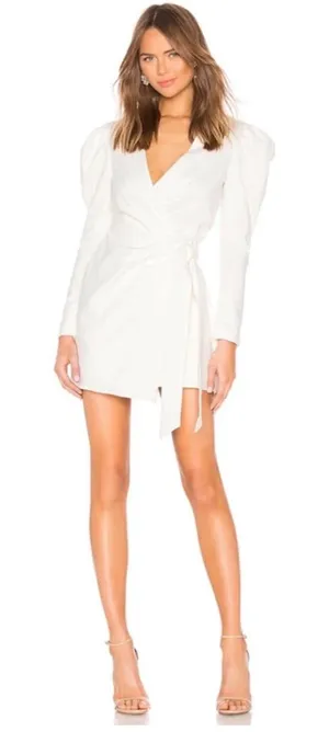LPA Imelda Linen‎ Blend Wrap Dress thumbnail 1