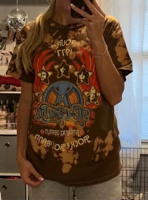 Aerosmith World Tour Graphic T Shirt thumbnail 1