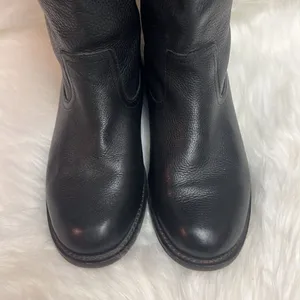 H by Halston Tall Shaft Leather Boots Size 9B BIN 12‎ thumbnail 5