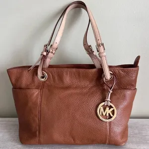 Michael Kors Pebbled Leather Tote Bag thumbnail 1
