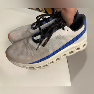 On Cloudmonster 'Frost Cobalt' Running Sneaker Men's Size 12 thumbnail 5