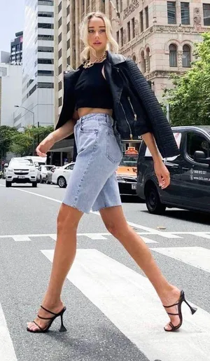 Dissh Longline Denim Shorts thumbnail 1