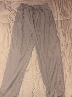 Grey cargo pants Gray Size M thumbnail 1