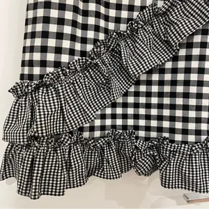 Lovers + Friends Gabby Gingham Ruffle Mini dress Sleeveless Checkered Print thumbnail 5
