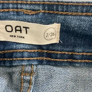 Oat High Rise Cargo Blue Jeans thumbnail 4