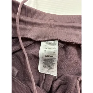 adidas Women's Relaxed Fit Drawstring Fleece Sweat Pants Size L thumbnail 4