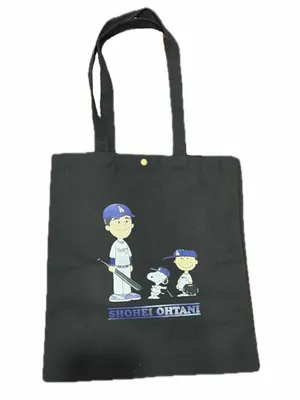 Source Unknown NWOT Shohei Ohtani x Peanuts Dodgers Tote Bag thumbnail 1