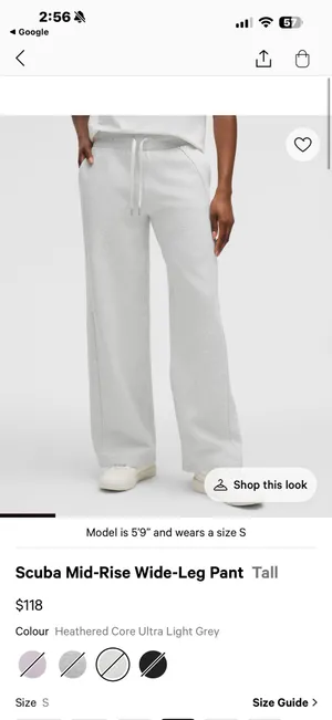 Lululemon Scuba Wide-Leg Sweatpants thumbnail 6
