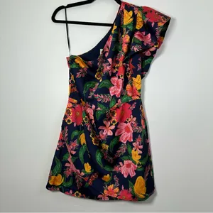 Finders Keepers Revolve Coco Cabana One Shoulder Mini Dress Size 6 NEW thumbnail 2