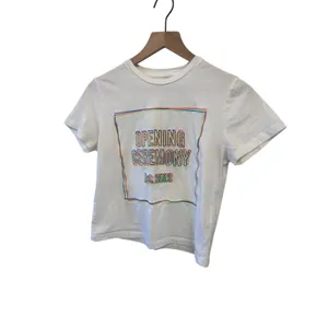 Opening Ceremony Logo Cropped white T-shirt XS Authentic thumbnail 7