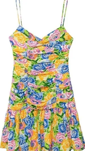 ZARA Floral Dress thumbnail 2