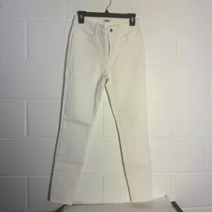 Paige Hoxton Ankle High Rise Skinny Jeans White Size 27 Made in USA thumbnail 2
