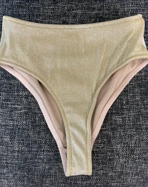 Triangl swim bottoms Gold thumbnail 1