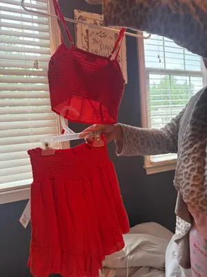 top and short set Red Size XS thumbnail 2