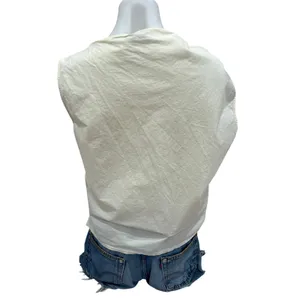 Tory Burch Butter Yellow Ruched Top SIZE 8 Office Work Cotton Designer $348 thumbnail 9