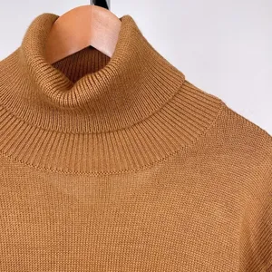 ASTR Camel Open Back Turtleneck High Low Sweater Size Small NWT thumbnail 3