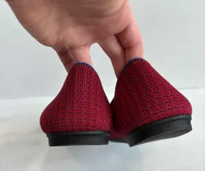 Rothy’s The Point Ballet Flats in Rare Limited Edition Scarlett Tweed thumbnail 5