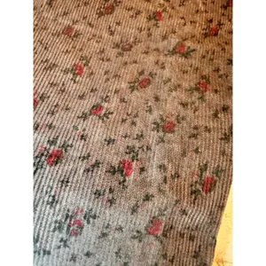 Free People‎ Corduroy Skinny Pants Brown Floral Print Size 28 Low Rise Stretch thumbnail 9