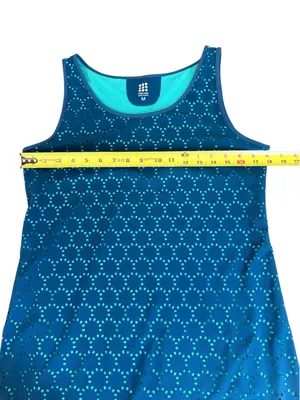 Title Nine Nimblene Illusion Laser Cut Stretch Athletic Dress Womens Medium thumbnail 8