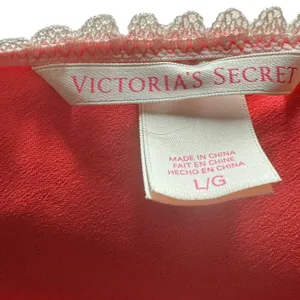 Victoria's Secret Vintage 90s Satin Lace Nightie Hot Pink Large thumbnail 5