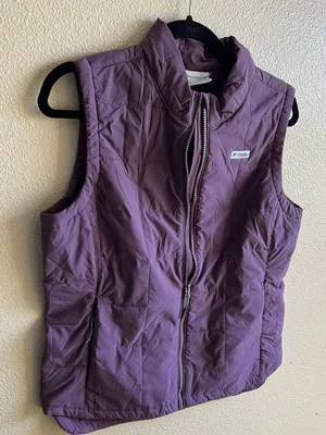 Columbia Women's Plum Quilted Vest camping fall outdoor warm casual small thumbnail 1