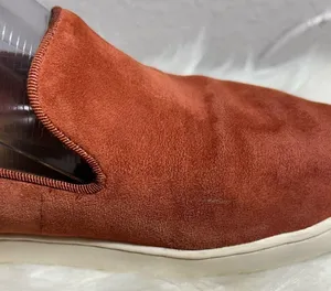 Birdies The Swift Slip-On Sneaker Suede Leather Flats Nutmeg Orange Size thumbnail 7