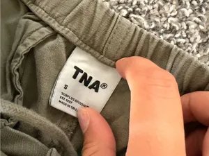 TNA Olive Green Drawstring Joggers thumbnail 7