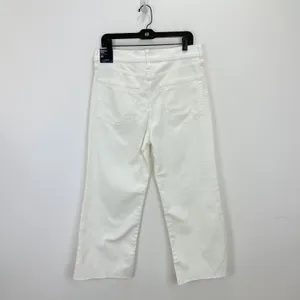 J.Crew Wide Leg Cropped Jean All Day Stretch White Stretch Denim US 30 NWT thumbnail 6