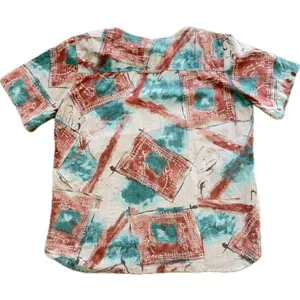 Vintage‎ Chico 10 Year Anniversary Aztec Retro Boho M 100% Cotton Artsy Abstract thumbnail 5