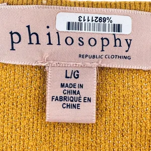 Philosophy Seahorse Relaxed Knit Sweater Coastal Whimsy Indie Coastal‎ Grandma L thumbnail 7